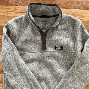 L.L. Bean fleece quarter zip